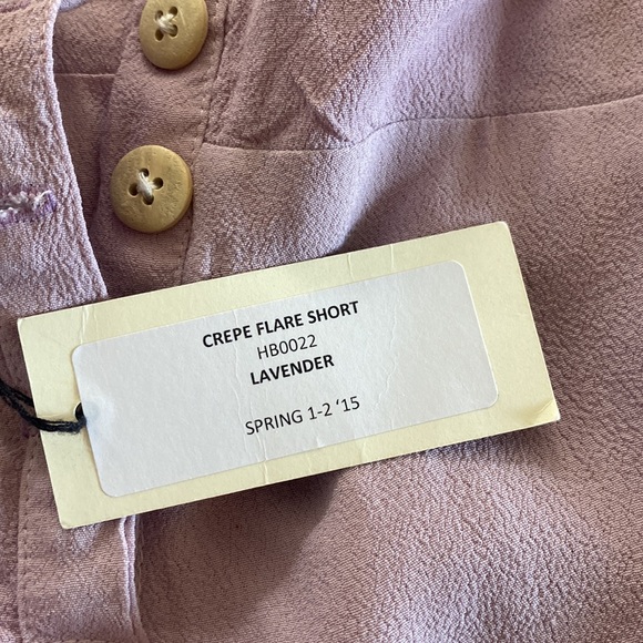 Monrow Crepe High Waist flare shorts NWT - Picture 5 of 10